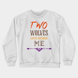 Wolf howling T shirt Crewneck Sweatshirt